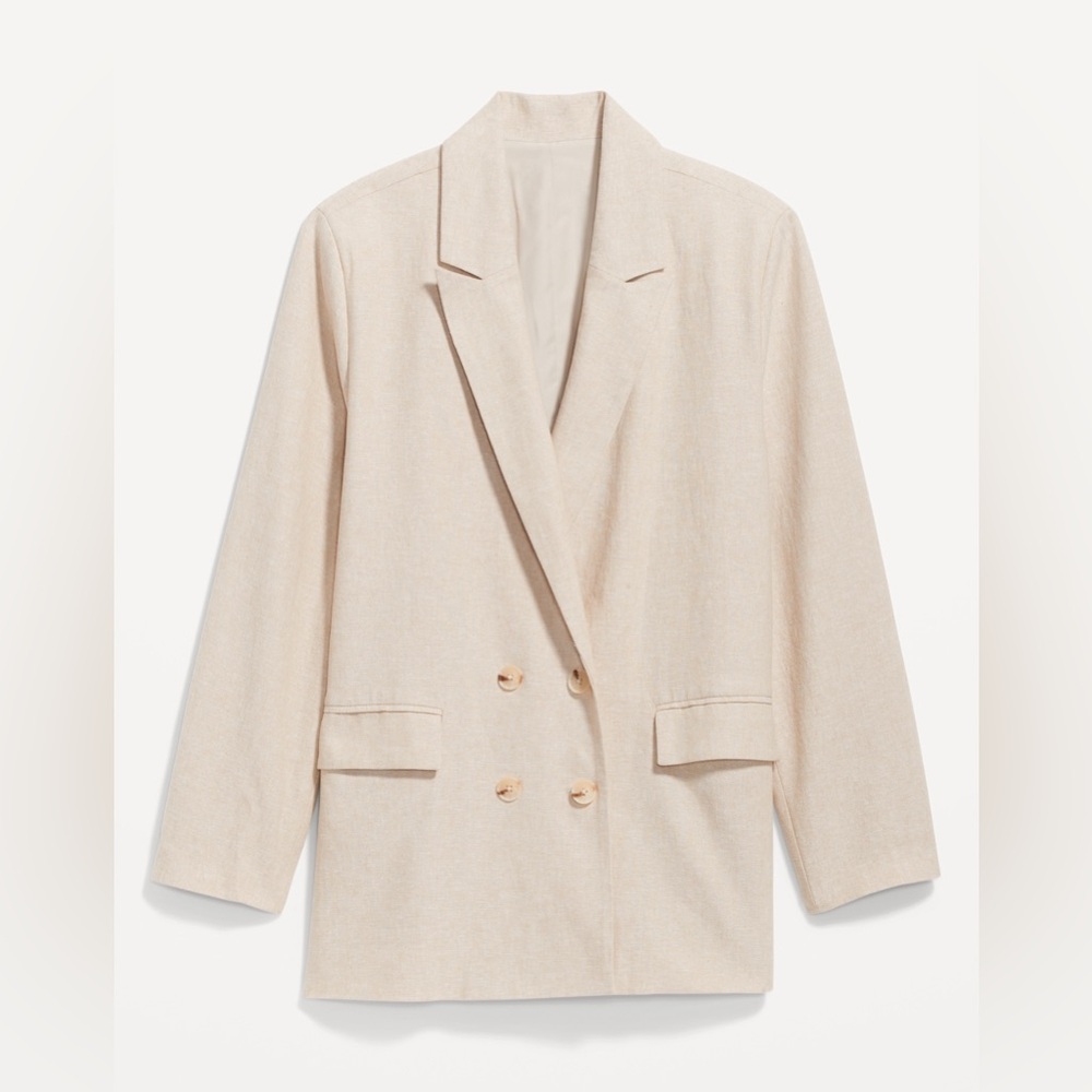 Women’s Linen Blazer - Old Navy